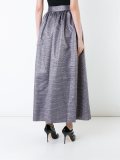 woven effect full skirt