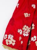 floral embroidered skirt