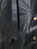 leather maxi dress