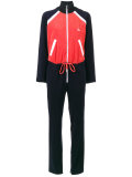 track velvet jumpsuit