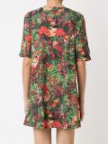 round neck printed dress