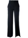 slash detail classic trousers