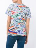 Rainbow Cloud print T-shirt
