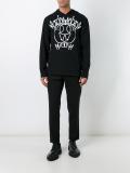 graffiti logo hoodie