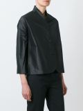 buttoned cropped jacket