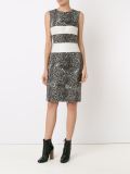 leather details dress