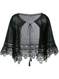 knitted lace cape