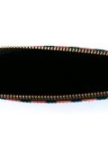 Striped Patent Pouch