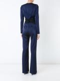 contrast waistband jumpsuit