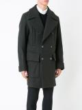padded double breasted coat