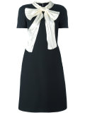 bow collar dress