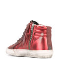 Slide hi-top sneakers