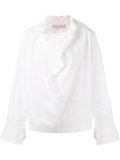 cowl neck blouse