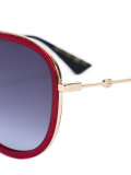 aviator metal temple sunglasses
