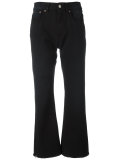 cropped flared jeans