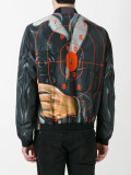 Target Print bomber jacket