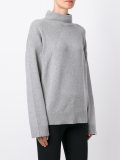 high neck loose-fit pullover