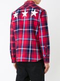 three star plaid shirt