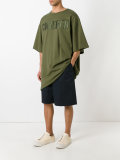 front patches oversized T-shirt
