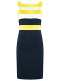 striped shift dress