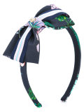 floral bow hair band
