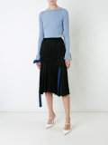 frilled sleeve jumper 