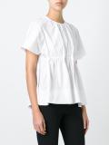 gathered waist T-shirt