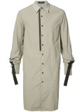 oversized zip detail shirt 