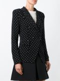 polka dot blazer