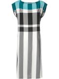 checked shift dress 