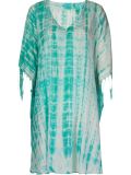 v-neck printed kaftan