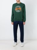 embroidered logo sweatshirt 