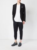 slim fit cropped trousers