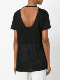 open back T-shirt 