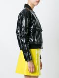 varnished bomber jacket 