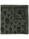 Skull print scarf