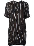 abstract printed tunic