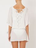 lace panel beach dress