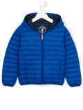 zipped padded coat 