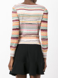 patterned plunge top 