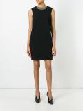 embellished collar shift dress