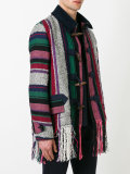 Mexican stripe fringe jacket