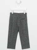 metallic tailored trousers