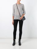 back button fine knit jumper