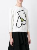 logo print sweatshirt