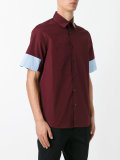colour block shirt