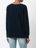 boat neck sweatshirt