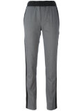 contrast stripe trousers
