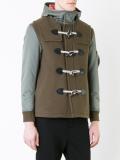 hooded duffle coat