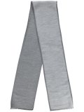 contrast trim scarf